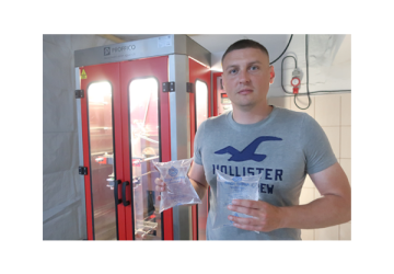 На пакувальній станції «Чернігівводоканалу» фасують воду для бомбосховищ і укриттів лікарень, шкіл, садочків На пакувальній станції «Чернігівводоканалу» фасують воду для бомбосховищ і укриттів лікарень, шкіл, садочків